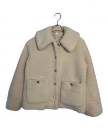 ECOPEL×FRAY ID（ECOPEL×フレイ アイディー）の古着「ECOPEL FRAY ID ボアジャケット」｜ホワイト