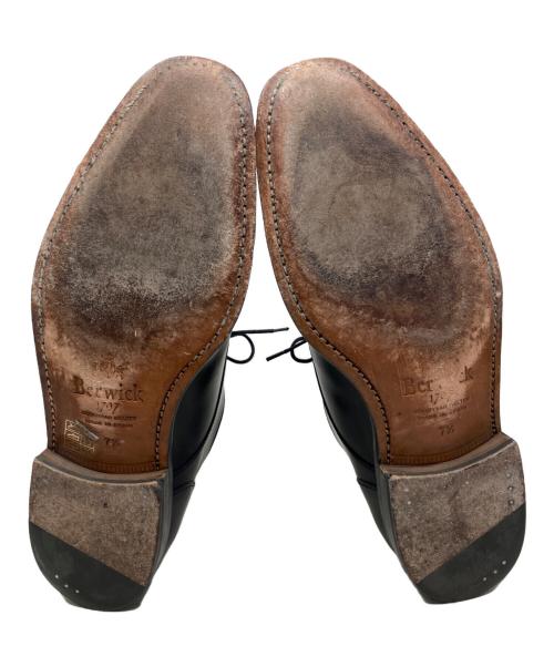 berwick（バーウィック）berwick (バーウィック) berwick ストレートチップシューズ ブラック サイズ:7 1/2の古着・服飾アイテム