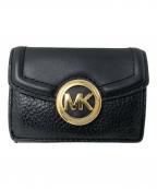 ）の古着「MICHAEL KORS　3つ折り財布」｜ブラック×ゴールド