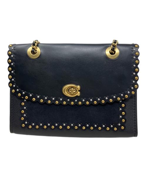 COACH（コーチ）COACH (コーチ) COACH チェーンハンドバッグ ブラックの古着・服飾アイテム