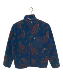 POLO RALPH LAUREN（ポロ・ラルフローレン）の古着「POLO RALPH LAUREN フリースジャケット」｜ブルー×レッド×グリーン