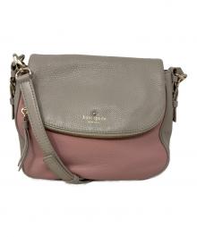 Kate Spade（ケイトスペード）の古着「Kate Spade 2WAYバッグ」｜グレー×ピンク