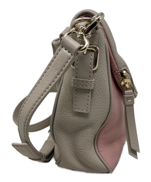Kate Spade（ケイトスペード）Kate Spade (ケイトスペード) Kate Spade 2WAYバッグ グレー×ピンクの古着・服飾アイテム