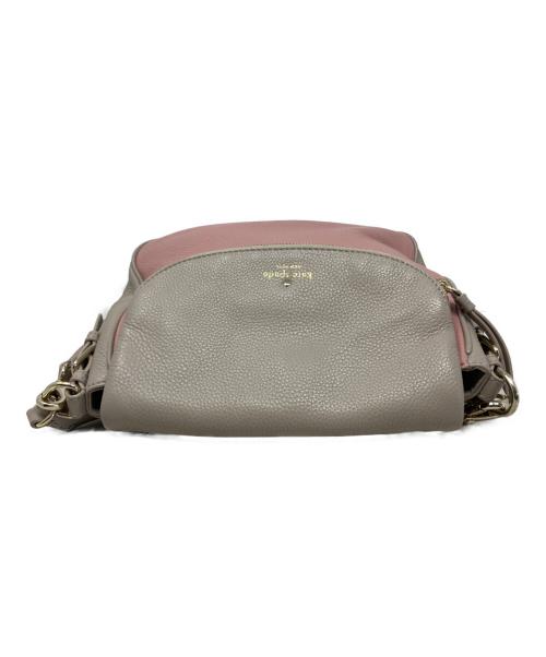 Kate Spade（ケイトスペード）Kate Spade (ケイトスペード) Kate Spade 2WAYバッグ グレー×ピンクの古着・服飾アイテム