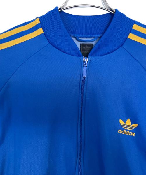 adidas（アディダス）adidas (アディダス) adidas トラックジャケット ブルー×イエローの古着・服飾アイテム