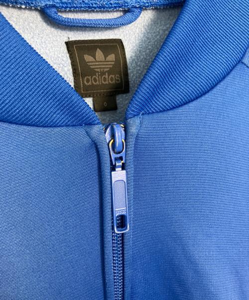 adidas（アディダス）adidas (アディダス) adidas トラックジャケット ブルー×イエローの古着・服飾アイテム