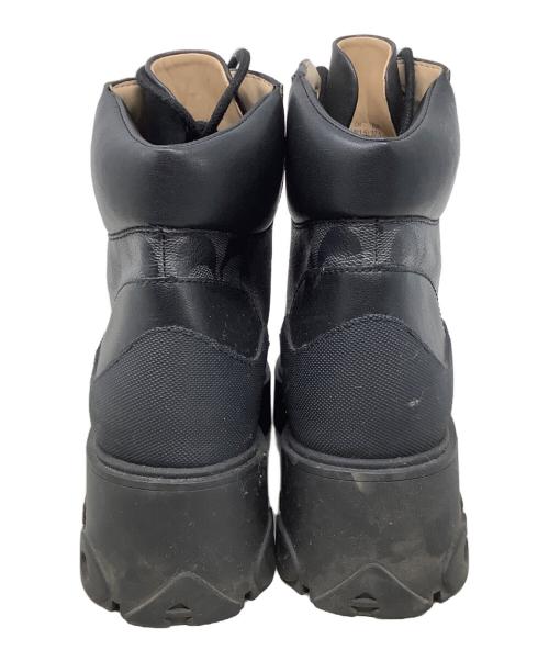 COACH（コーチ）COACH (コーチ) COACH ROYCE SIG BOOT ハイカットスニーカー ブラウン サイズ:24cmの古着・服飾アイテム