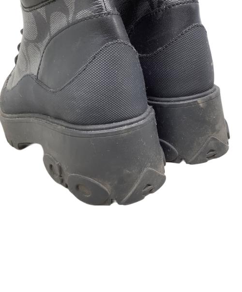 COACH（コーチ）COACH (コーチ) COACH ROYCE SIG BOOT ハイカットスニーカー ブラウン サイズ:24cmの古着・服飾アイテム