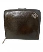 CHANELシャネル）の古着「CHANEL 2つ折り財布」｜ブラウン