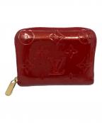 LOUIS VUITTONルイ ヴィトン）の古着「LOUIS VUITTON ヴェルニ ジッピーコインパース 財布」｜レッド