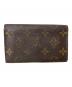 LOUIS VUITTON (ルイ ヴィトン) LOUIS VUITTON モノグラム ポルトモネ・ジップ 2つ折り財布：5000円