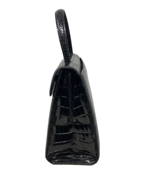 BAGFAN（バッグファン）bagfan (バッグファン) bagfan 型押しトートバッグ ブラックの古着・服飾アイテム