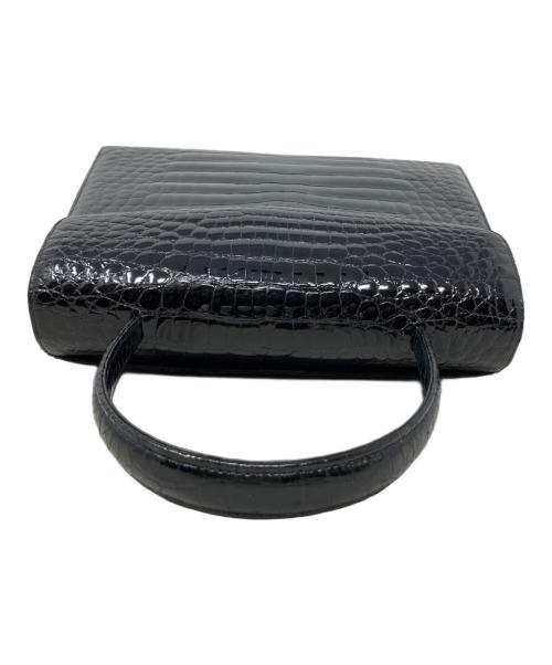 BAGFAN（バッグファン）bagfan (バッグファン) bagfan 型押しトートバッグ ブラックの古着・服飾アイテム