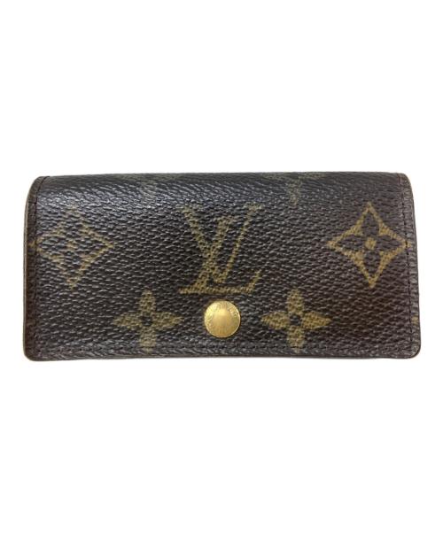 LOUIS VUITTON（ルイ ヴィトン）LOUIS VUITTON (ルイ ヴィトン) LOUIS VUITTON モノグラム ミュルティクレ4 キーケース ブラウンの古着・服飾アイテム