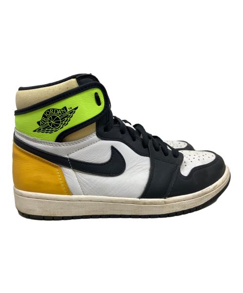NIKE（ナイキ）NIKE (ナイキ) NIKE AIR JORDAN 1 RETRO HIGH OG ハイカットスニーカー ホワイト×ブラック×オレンジ×グリーン サイズ:27㎝の古着・服飾アイテム