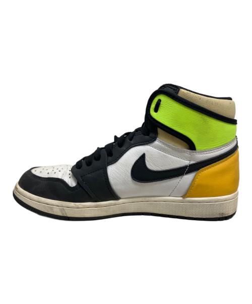 NIKE（ナイキ）NIKE (ナイキ) NIKE AIR JORDAN 1 RETRO HIGH OG ハイカットスニーカー ホワイト×ブラック×オレンジ×グリーン サイズ:27㎝の古着・服飾アイテム