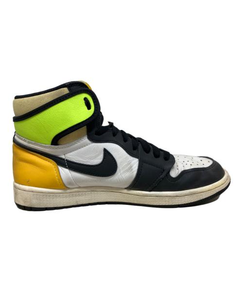 NIKE（ナイキ）NIKE (ナイキ) NIKE AIR JORDAN 1 RETRO HIGH OG ハイカットスニーカー ホワイト×ブラック×オレンジ×グリーン サイズ:27㎝の古着・服飾アイテム