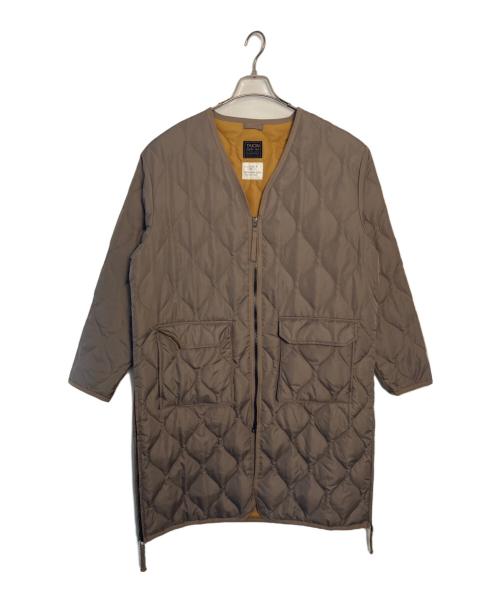 TAION（タイオン）TAION (タイオン) TAION キルティングダウンコート ベージュ サイズ:Lの古着・服飾アイテム