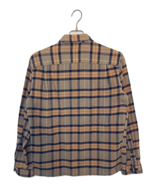 Patagonia（パタゴニア）Patagonia (パタゴニア) Patagonia 長袖シャツ ブラウン×ネイビー サイズ:Sの古着・服飾アイテム