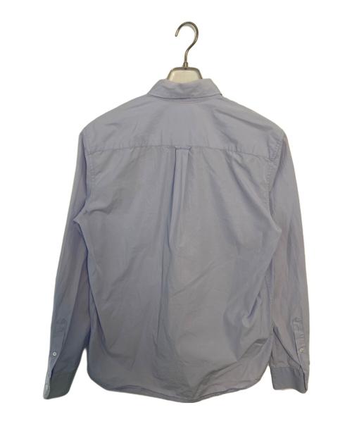 maison kitsune（メゾンキツネ）MAISON KITSUNE (メゾンキツネ) MAISON KITSUNE 長袖シャツ ブルー サイズ:41の古着・服飾アイテム