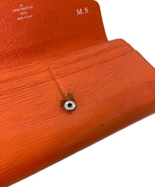 LOUIS VUITTON（ルイ ヴィトン）LOUIS VUITTON (ルイ ヴィトン) LOUIS VUITTON エピ 長財布 オレンジの古着・服飾アイテム