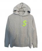 SUPREMEシュプリーム）の古着「Supreme S Logo Hooded Sweatshirt プルオーバーパーカー」｜グレー