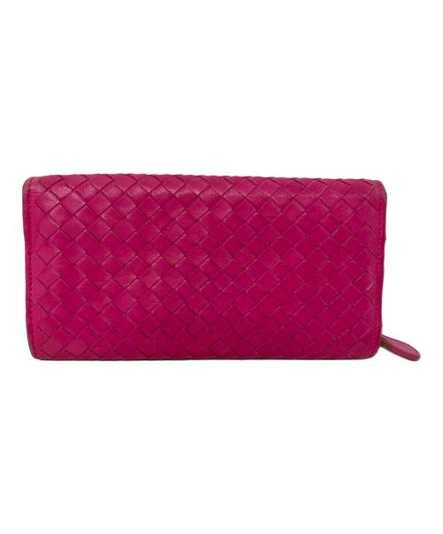 BOTTEGA VENETA（ボッテガベネタ）BOTTEGA VENETA (ボッテガベネタ) BOTTEGA VENETA 長財布 ピンクの古着・服飾アイテム