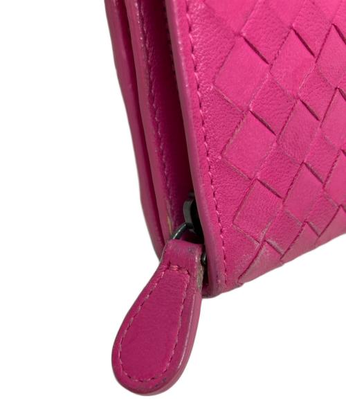 BOTTEGA VENETA（ボッテガベネタ）BOTTEGA VENETA (ボッテガベネタ) BOTTEGA VENETA 長財布 ピンクの古着・服飾アイテム