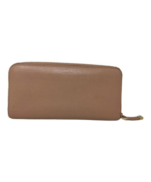 Christian Dior（クリスチャン ディオール）Christian Dior (クリスチャン ディオール) Christian Dior 30 モンテーニュ ラウンドファスナー財布 ベージュの古着・服飾アイテム