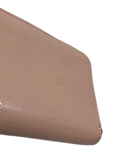 Christian Dior（クリスチャン ディオール）Christian Dior (クリスチャン ディオール) Christian Dior 30 モンテーニュ ラウンドファスナー財布 ベージュの古着・服飾アイテム