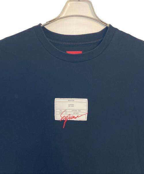SUPREME（シュプリーム）Supreme (シュプリーム) Supreme Signature LabelS/STop T-shirt 半袖カットソー ブラック サイズ:Mの古着・服飾アイテム
