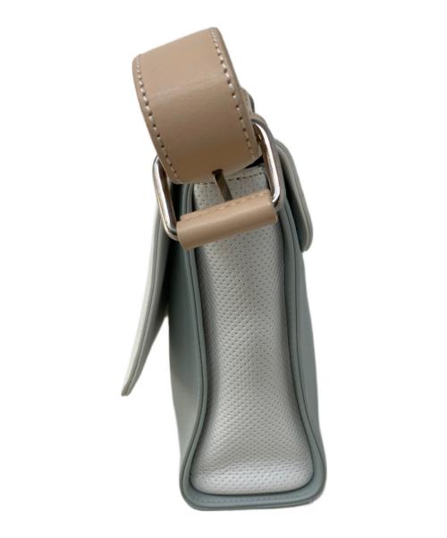 LOEWE（ロエベ）LOEWE (ロエベ) LOEWE ハンドバッグ ホワイト×スカイブルーの古着・服飾アイテム