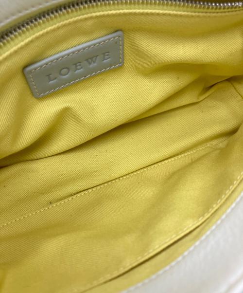 LOEWE（ロエベ）LOEWE (ロエベ) LOEWE ハンドバッグ ホワイト×スカイブルーの古着・服飾アイテム
