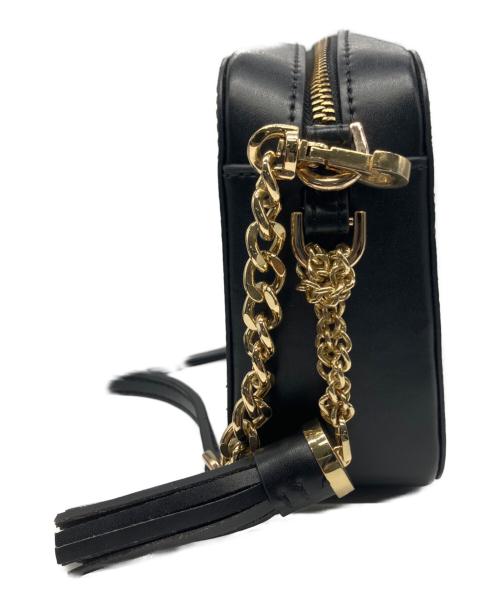 MICHAEL KORS（マイケルコース）MICHAEL KORS (マイケルコース) ショルダーバッグ ブラック×ブラウンの古着・服飾アイテム