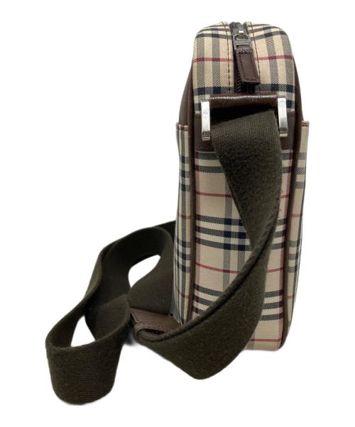 BURBERRY（バーバリー）BURBERRY (バーバリー) BURBERRY ショルダーバッグ ブラウンの古着・服飾アイテム