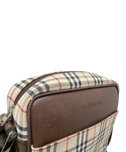 BURBERRY（バーバリー）BURBERRY (バーバリー) BURBERRY ショルダーバッグ ブラウンの古着・服飾アイテム