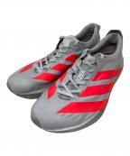 adidasアディダス）の古着「adidas ADIZERO JAPAN 9 ランニングシューズ」｜シルバー×レッド