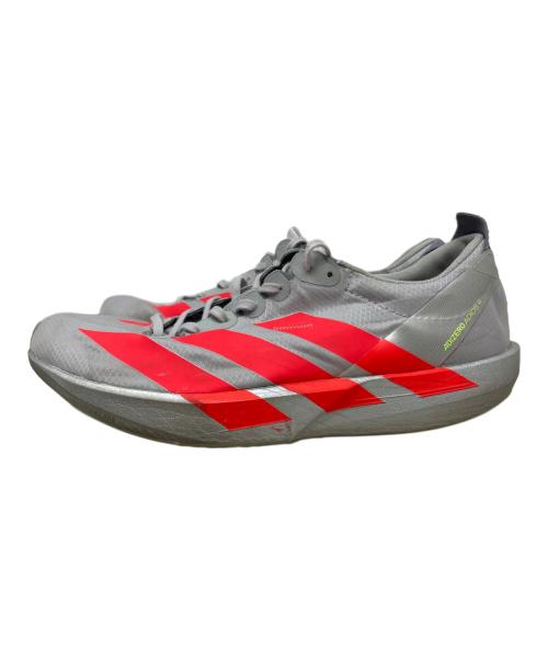 adidas（アディダス）adidas (アディダス) adidas ADIZERO JAPAN 9 ランニングシューズ シルバー×レッド サイズ:26㎝の古着・服飾アイテム