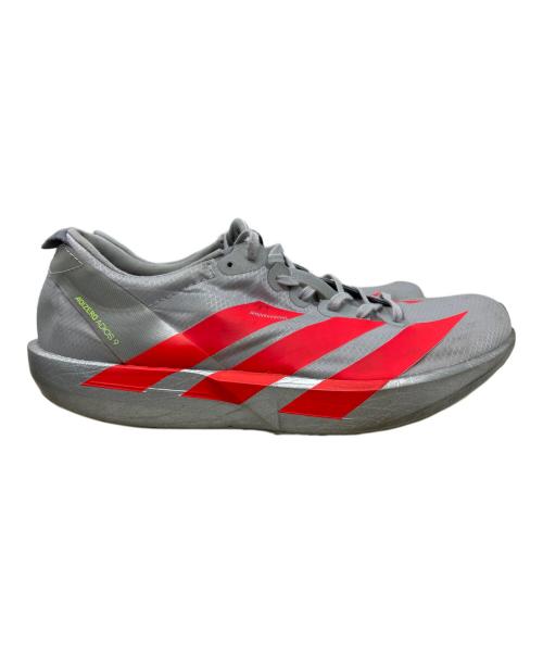 adidas（アディダス）adidas (アディダス) adidas ADIZERO JAPAN 9 ランニングシューズ シルバー×レッド サイズ:26㎝の古着・服飾アイテム