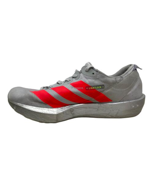 adidas（アディダス）adidas (アディダス) adidas ADIZERO JAPAN 9 ランニングシューズ シルバー×レッド サイズ:26㎝の古着・服飾アイテム