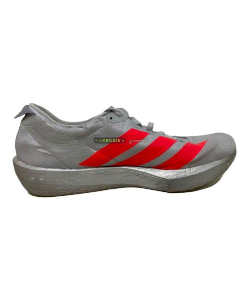 adidas（アディダス）adidas (アディダス) adidas ADIZERO JAPAN 9 ランニングシューズ シルバー×レッド サイズ:26㎝の古着・服飾アイテム