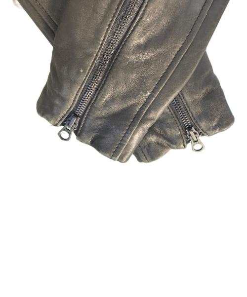 ROIAL INTL（ROIAL INTL）ROIAL INTL (ROIAL INTL) ROIAL INTL シングルライダースジャケット ブラック サイズ:Lの古着・服飾アイテム