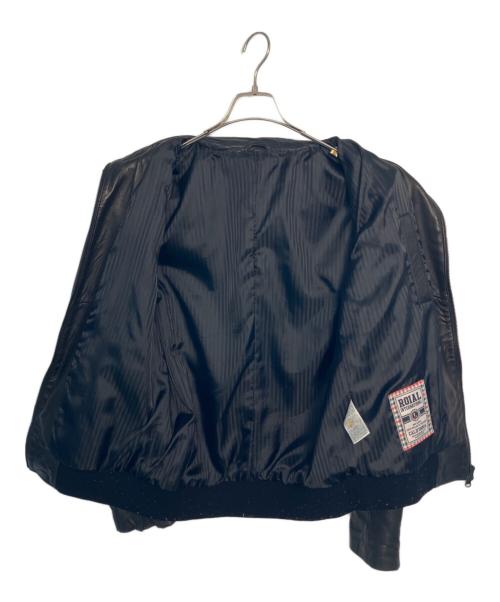 ROIAL INTL（ROIAL INTL）ROIAL INTL (ROIAL INTL) ROIAL INTL シングルライダースジャケット ブラック サイズ:Lの古着・服飾アイテム