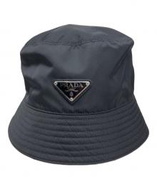 PRADA（プラダ）の古着「PRADA バケットハット」｜ブラック