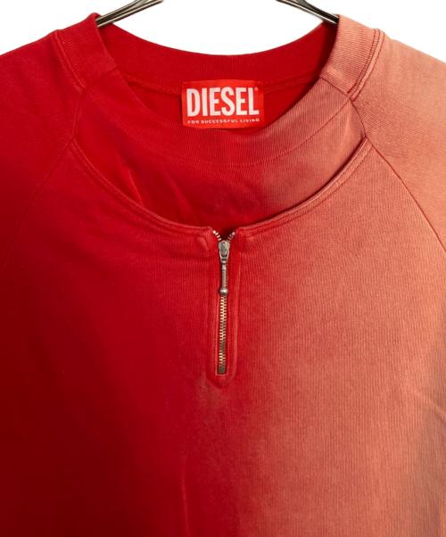 DIESEL（ディーゼル）DIESEL (ディーゼル) DIESEL スウェット レッド サイズ:Mの古着・服飾アイテム