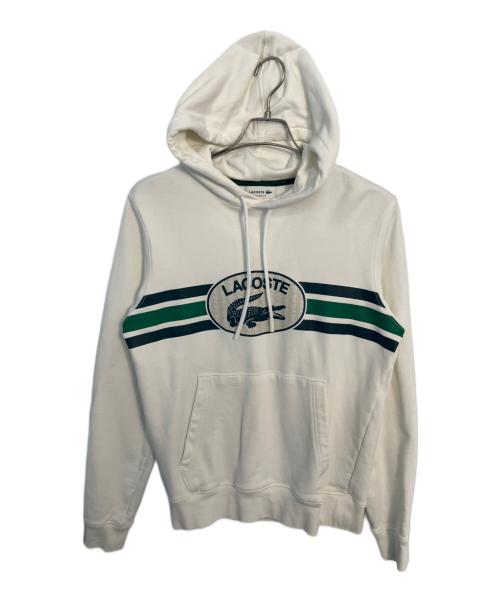 LACOSTE（ラコステ）LACOSTE (ラコステ) LACOSTE パーカー ホワイト サイズ:Mの古着・服飾アイテム