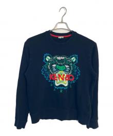 KENZO（ケンゾー）の古着「KENZO 刺繍スウェット」｜ブラック
