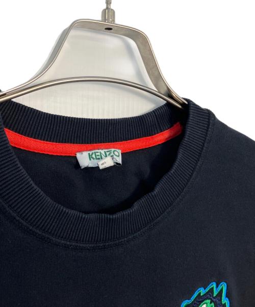 KENZO（ケンゾー）KENZO (ケンゾー) KENZO 刺繍スウェット ブラック サイズ:Ｌの古着・服飾アイテム