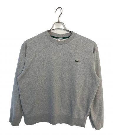 LACOSTE ラコステ ブランドロゴ 秋冬 AW スウェット コットン/ポリエステル グレー ユニセックス 36【古着】【中古】 LACOSTE ラコステ ブランドロゴ 秋冬 AW スウェット コットン