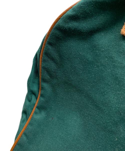 POLO RALPH LAUREN（ポロ・ラルフローレン）POLO RALPH LAUREN (ポロ・ラルフローレン) POLO RALPH LAUREN　ボストンバッグ グリーン×ブラウンの古着・服飾アイテム